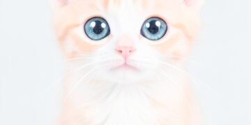 Descargar fondo de pantalla Fotos de perfil cute para compartir bonitas y originales en HD y 4K gratis Gatito tierno minimalista - fotos de perfil cute