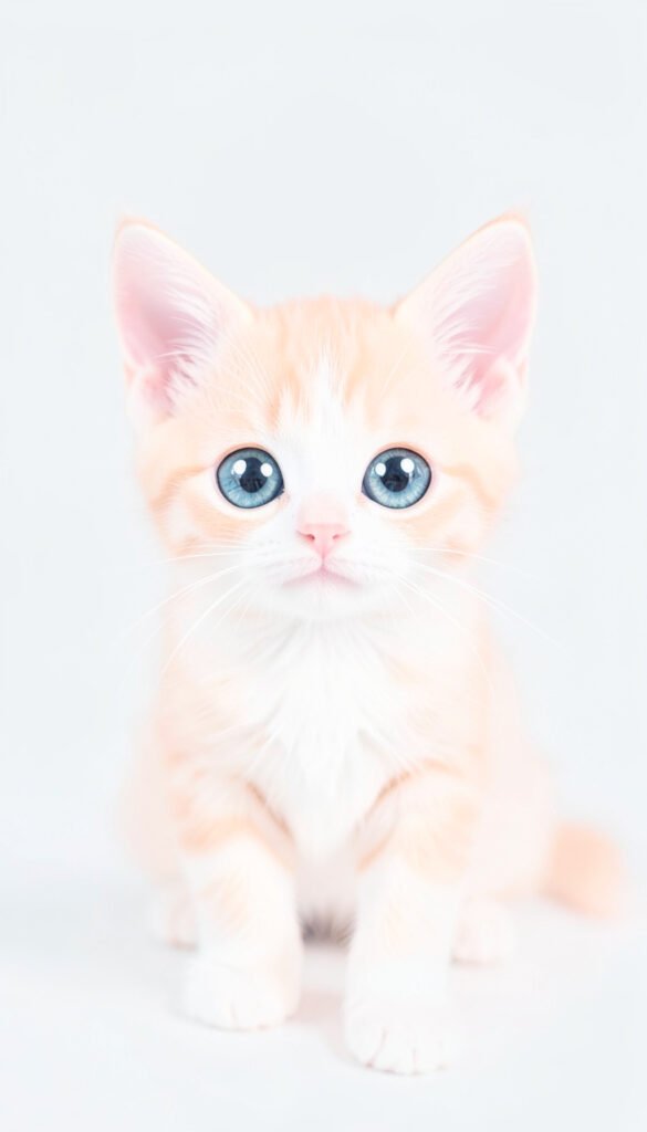 Gatito tierno minimalista - fotos de perfil cute