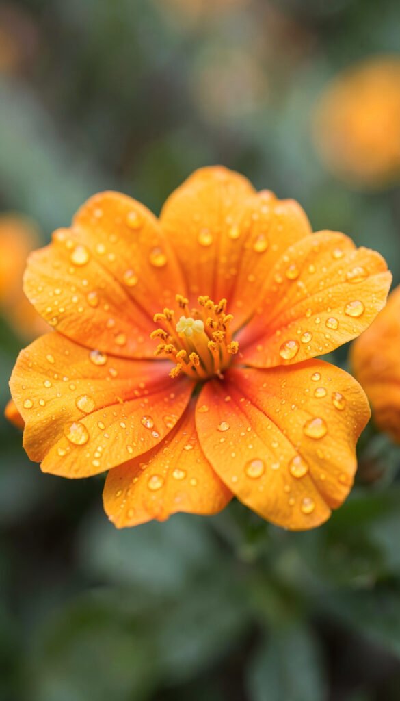 Detalle de flor silvestre naranja - Fotos de flores silvestres naturales