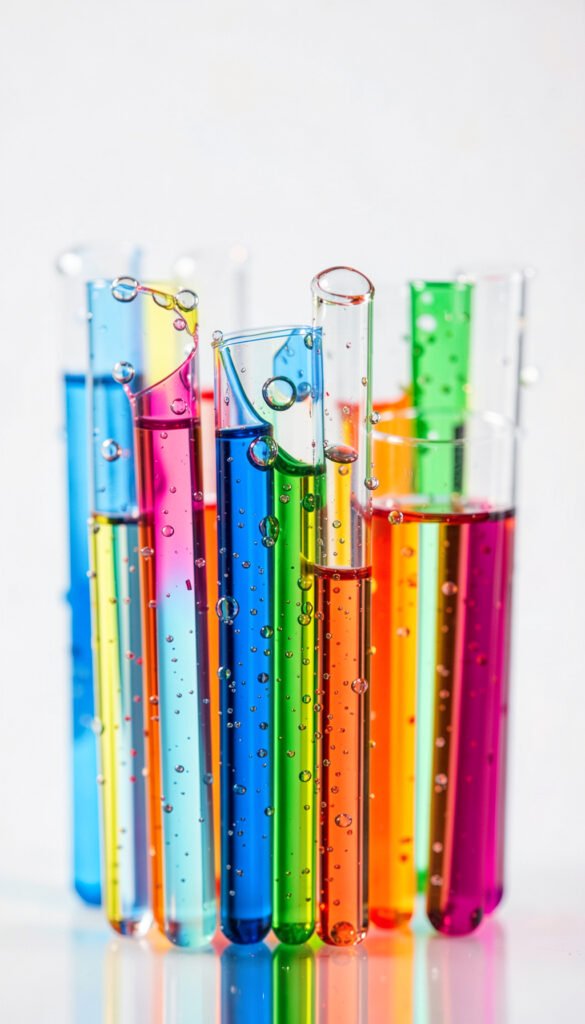 Laboratorio de Colores - Portadas de química creativas y