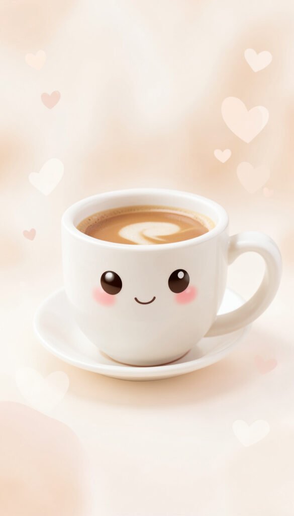 Café Kawaii - Imágenes kawaii aesthetic tiernas para