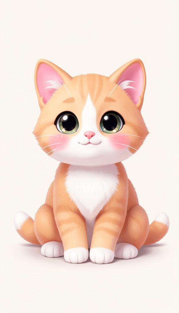 Gatito kawaii animado - Fotos de perfil kawaii para