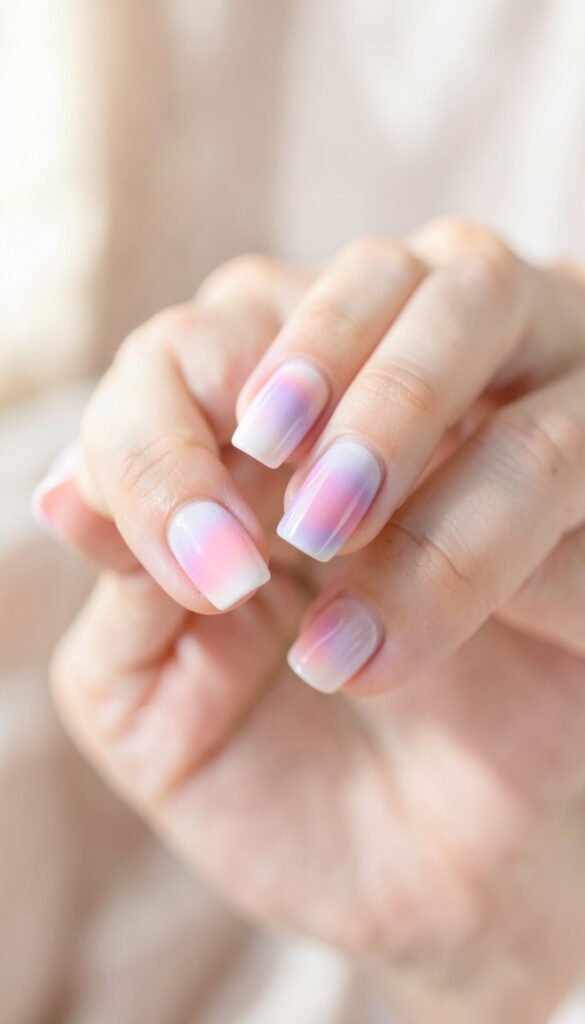 Diseño Ombré Suave - Diseños de Uñas Aesthetic para
