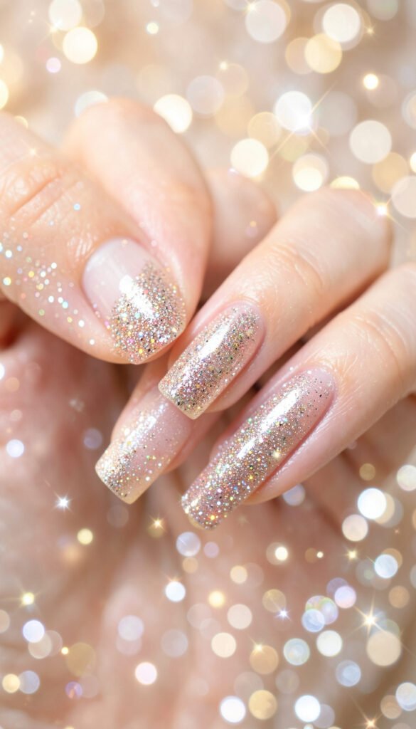 Glitter Brillante - Uñas Bonitas y Elegantes en