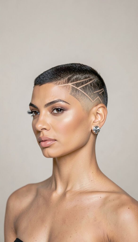 Undercut Sofisticado - Peinados Cortos para Mujeres Modernas
