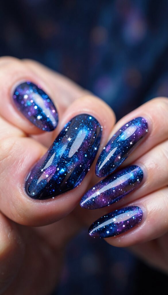 Diseño Cósmico - uñas lindas y modernas