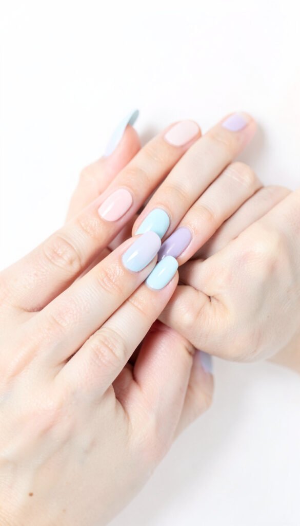 Tonos Pastel Minimalistas - Uñas Aesthetic en Colores Modernos