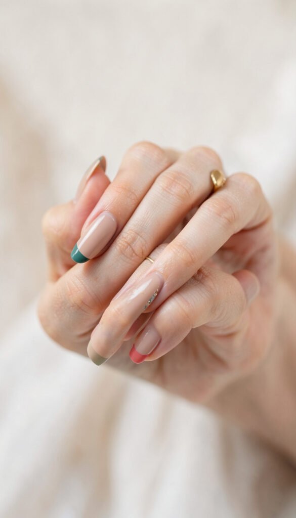 Diseño Francés Moderno - Uñas Aesthetic en Colores Modernos