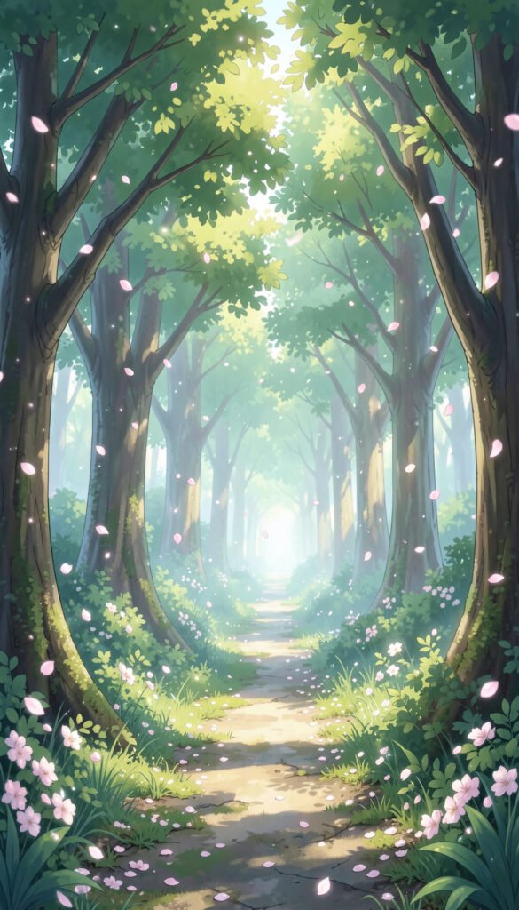 Bosque Encantado - Fondos de Anime Japonés para