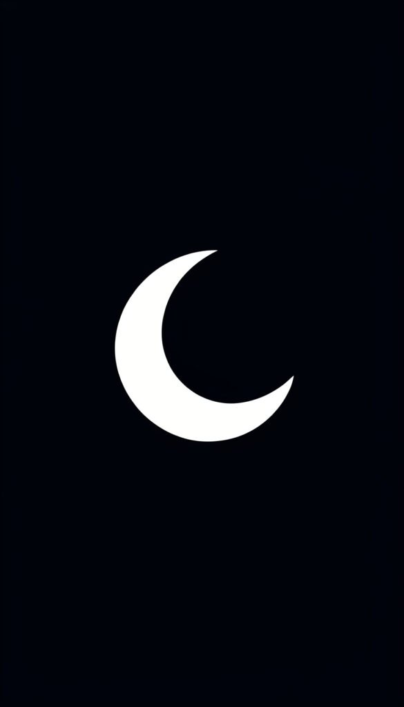 Luna minimalista - Fondos Aesthetic de Luna para