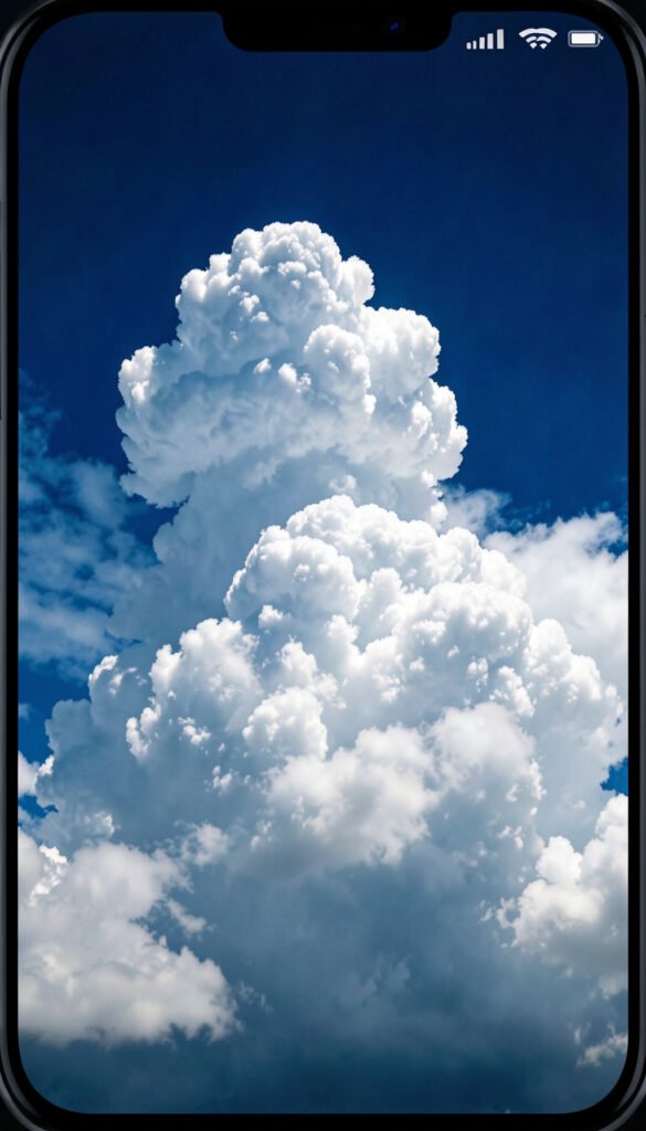Cielo azul y nubes dramáticas - Fondos de Cielo Azul con