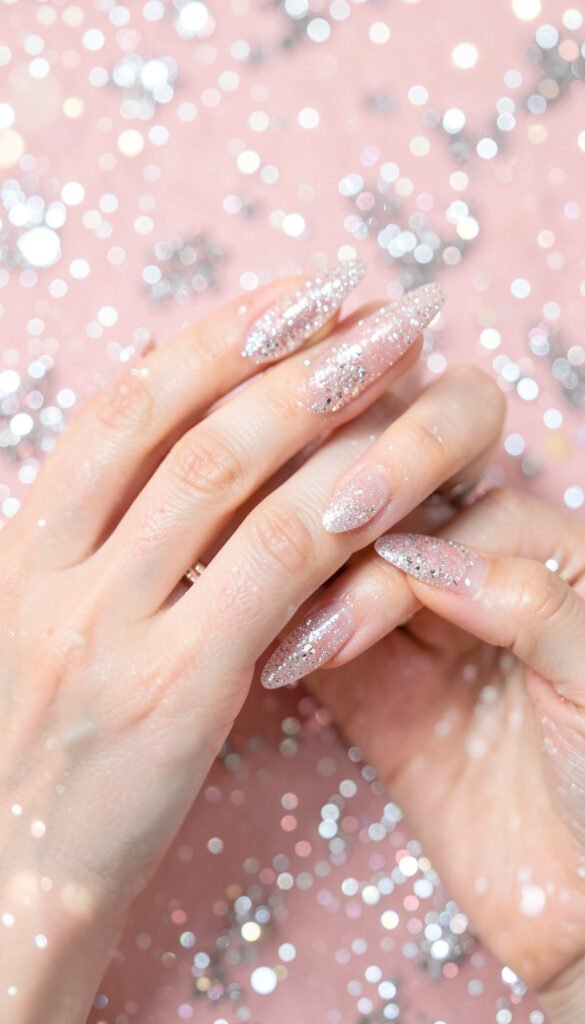 Brillos y Glamour - Uñas Decoradas Elegantes para Chicas