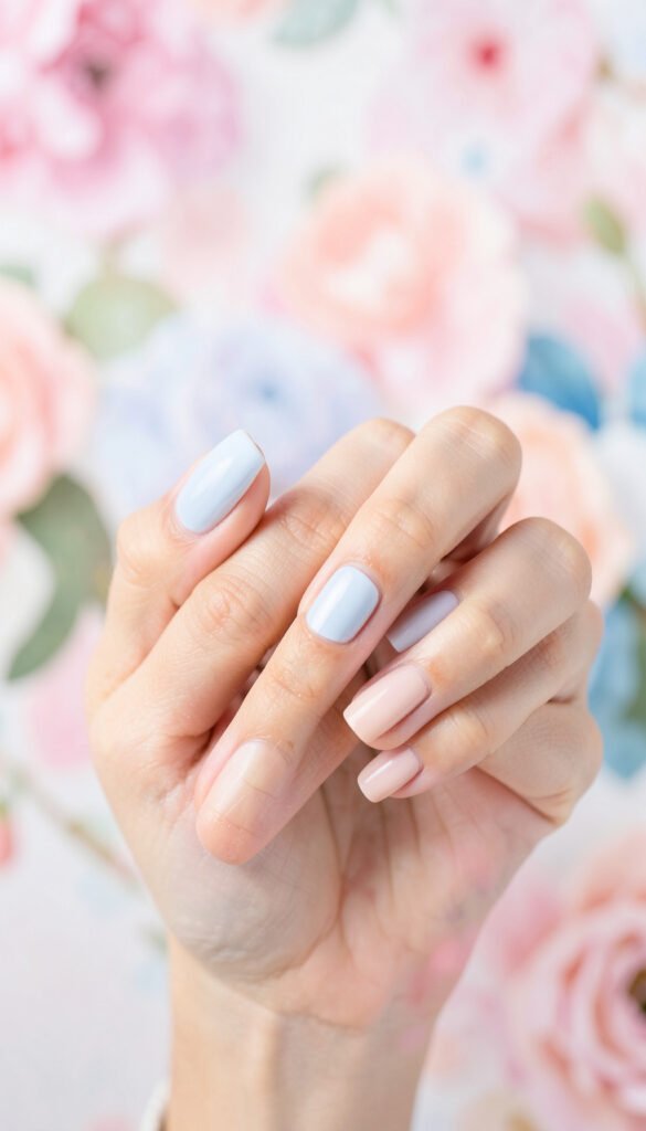Inspiración Pastel - uñas minimalistas elegantes