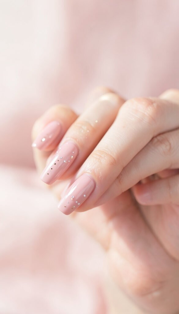 Minimalismo Brillante - uñas minimalistas elegantes