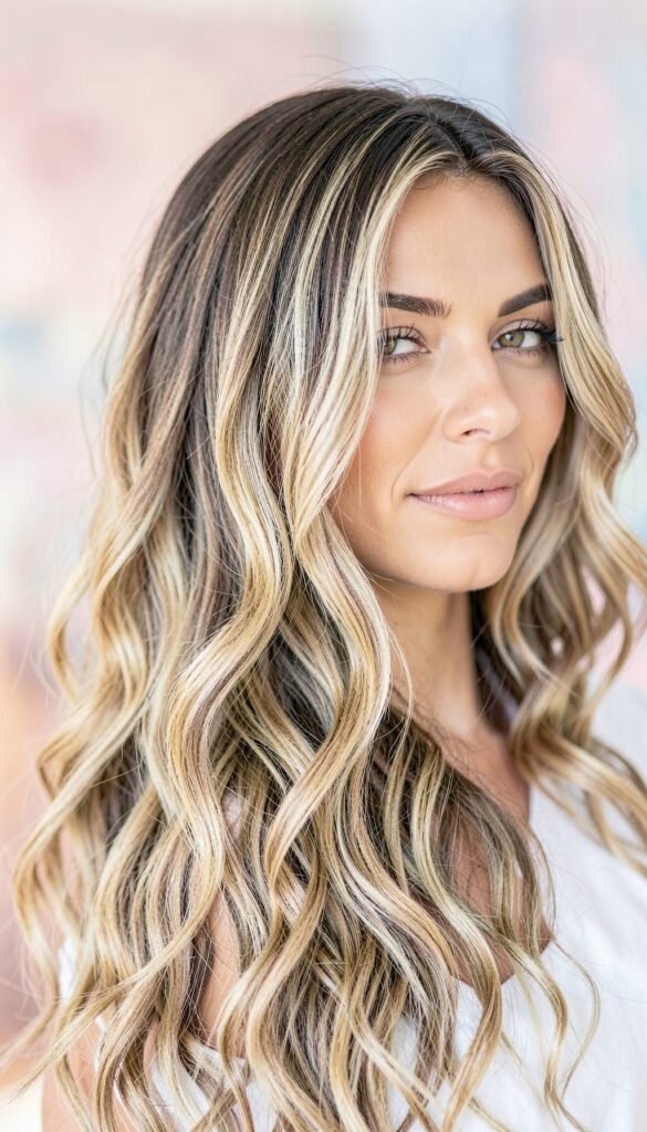 Cabello Largo y Ondulado - estilos de cabello modernos