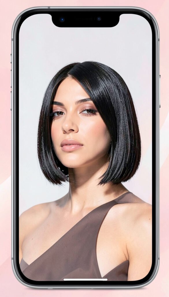 Bob Asimétrico Chic - estilos de cabello modernos