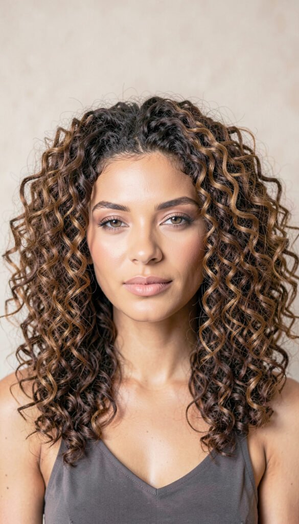 Melena Rizada Definida - estilos de cabello modernos