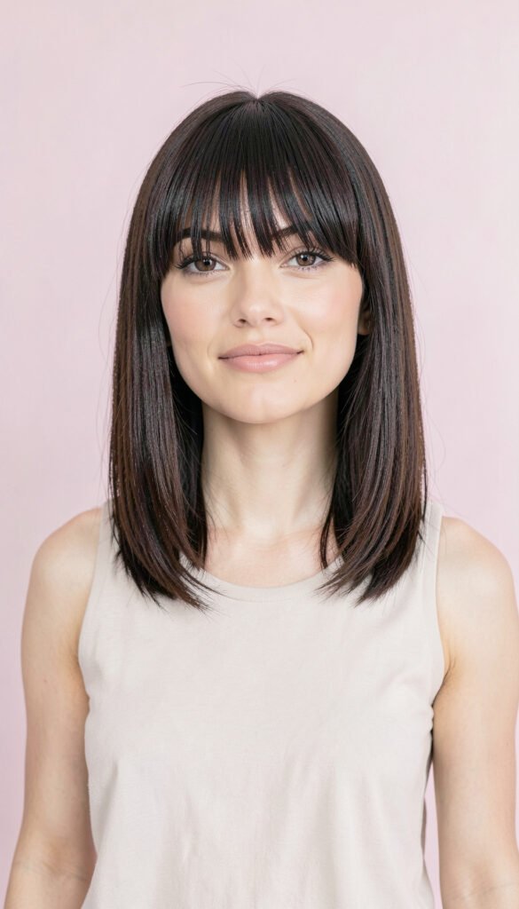 Flequillo Cortina - estilos de cabello modernos