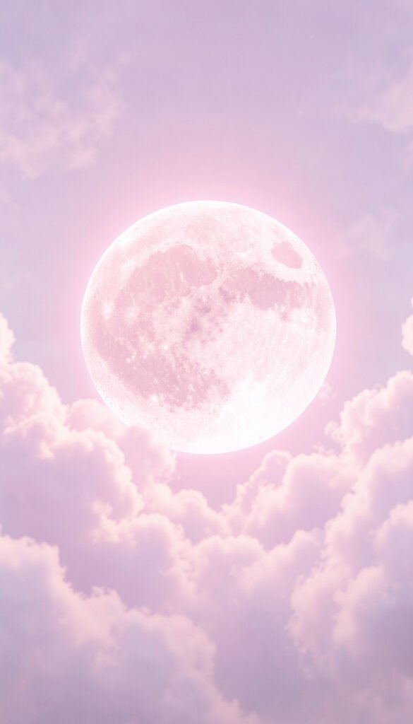 Luna Rosa y Nubes de Ensueño - Fondos de Luna Rosa para