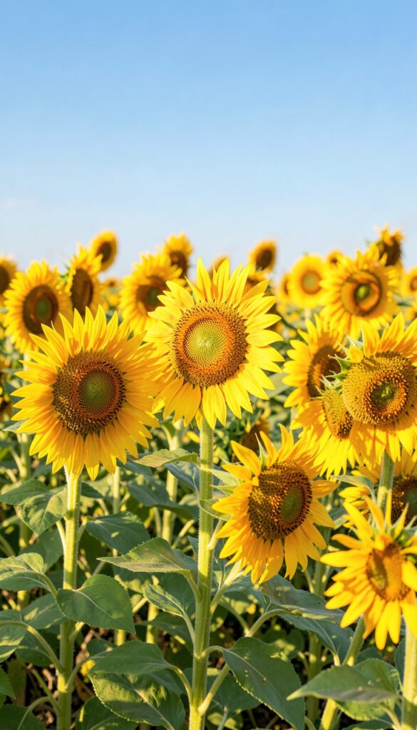 Campo de Girasoles - Flores Hermosas para Descargar Gratis