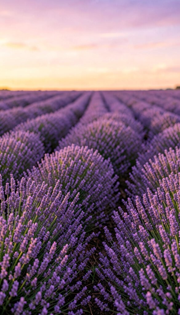 Lavanda en Primavera - Imágenes de Flores Hermosas para