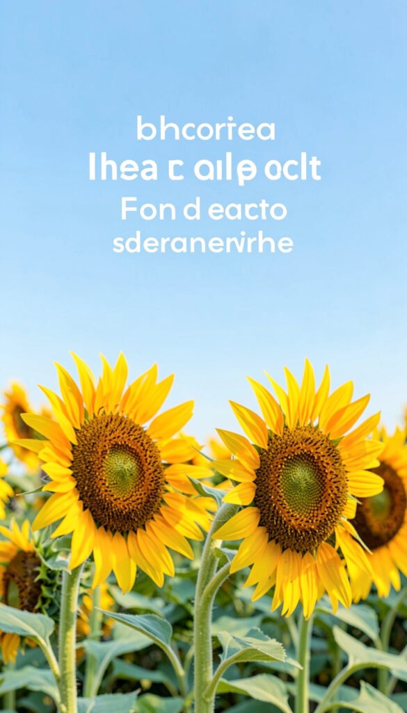 Girasoles y Frases Positivas - Flores con Frases Bonitas para
