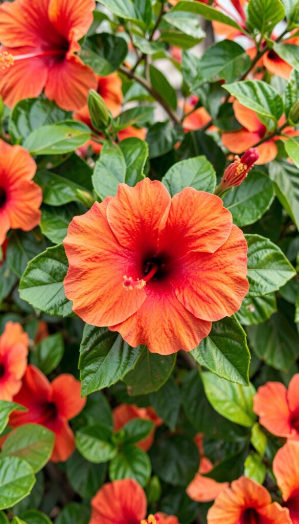 Hibiscos tropicales - Imágenes de Flores Naturales con