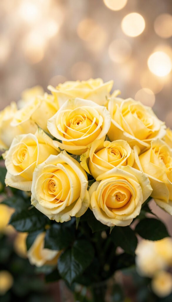 Rosas amarillas elegantes - flores amarillas HD