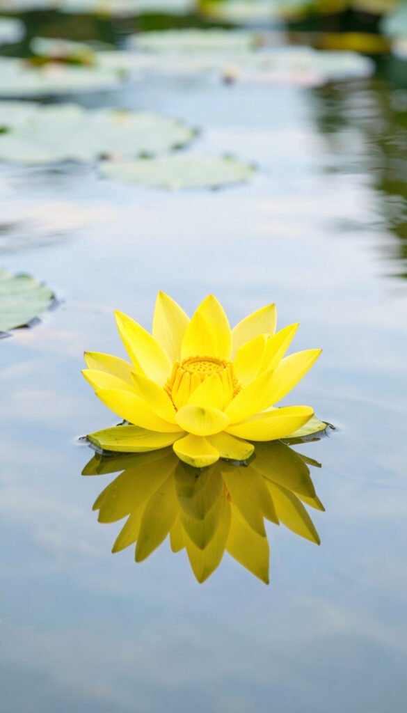 Flor de loto amarilla - flores amarillas HD