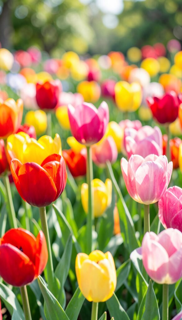 Tulipanes de Primavera - flores bonitas HD
