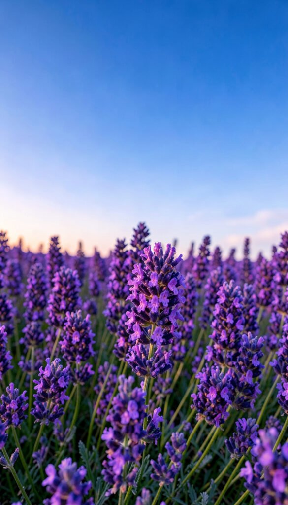 Campo de Lavandas - Imágenes de Flores Bonitas para
