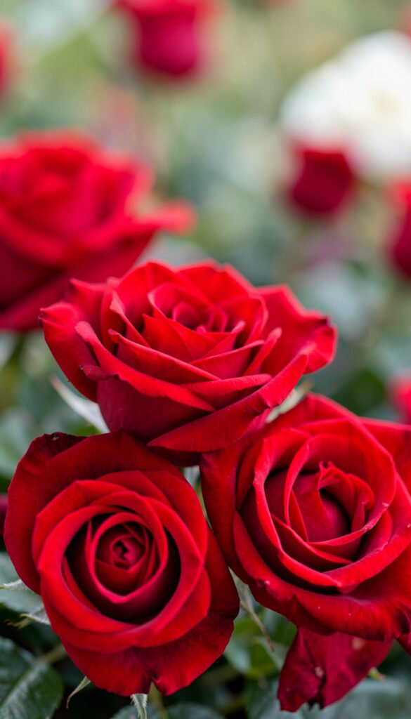 Rosas Rojas Clásicas - flores rojas y rosas alta resolución