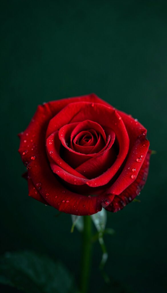 Rosas Rojas Románticas - Imágenes de Flores de Amor