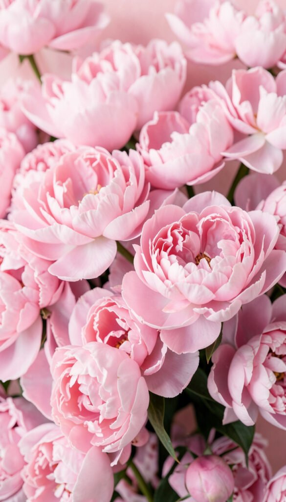 Peonías Rosadas de Ensueño - Imágenes de Flores de Amor