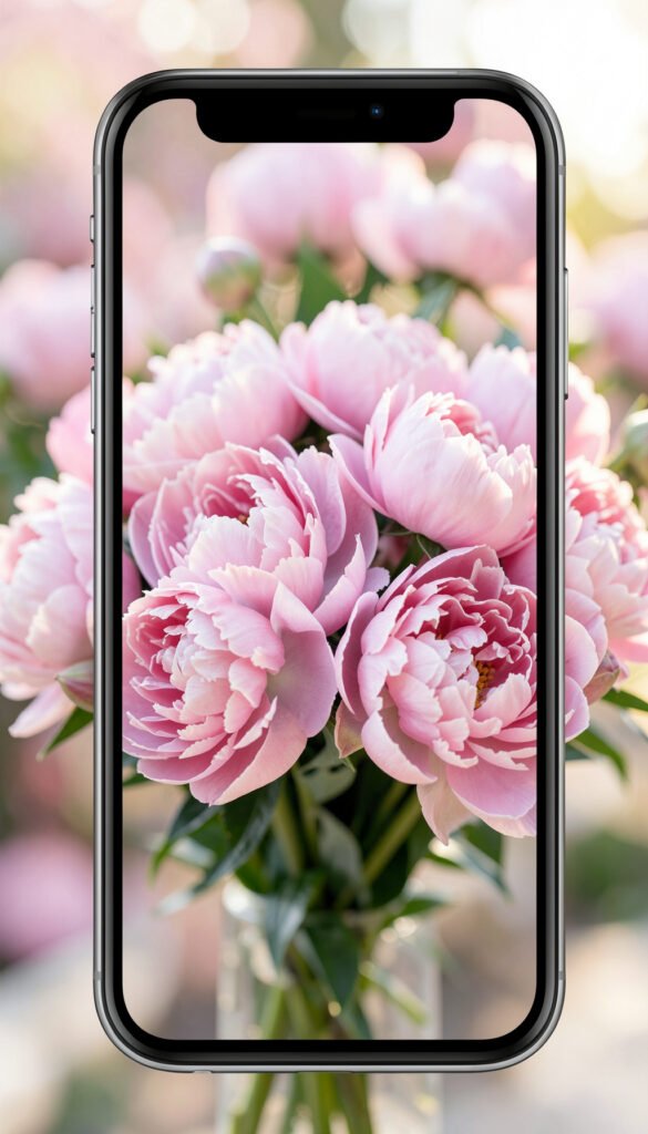 Peonías Elegantes - flores para dar los buenos días
