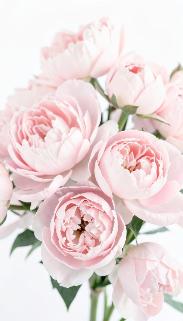 Peonías Elegantes - flores bonitas HD
