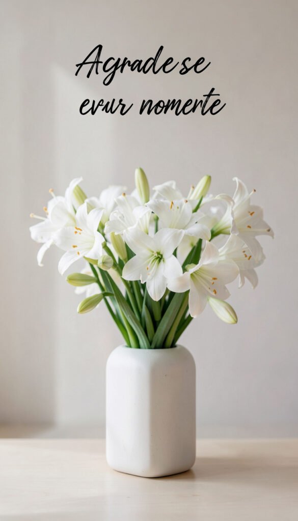 Lirios y gratitud - Imágenes de Flores con Frases