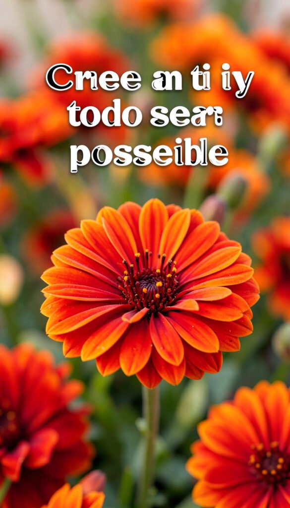 Dalias y superación - Imágenes de Flores con Frases