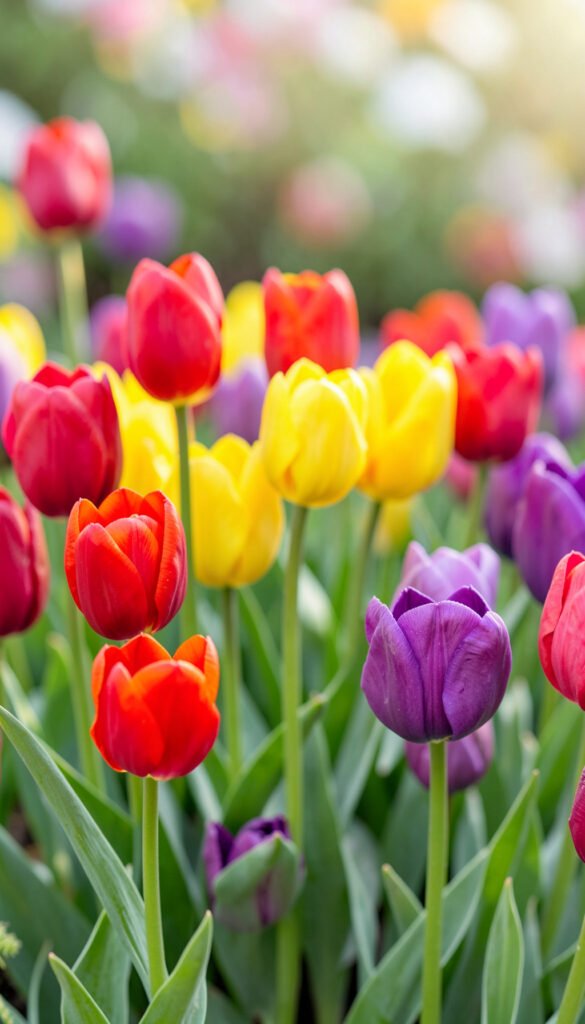 Tulipanes Vibrantes - Flores Elegantes para Mujeres y