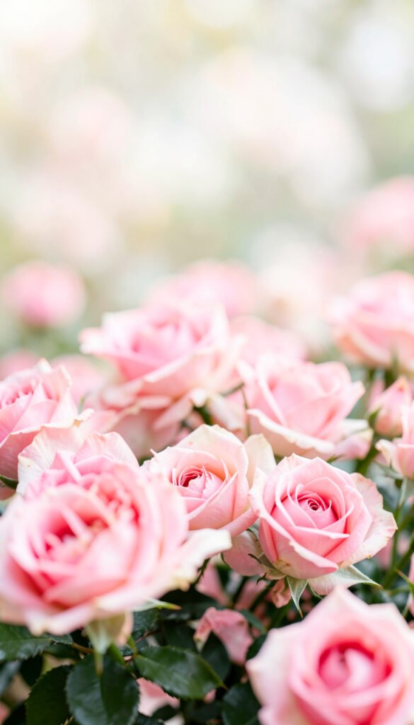 Rosas Rosadas Elegantes - Flores para WhatsApp Gratis y