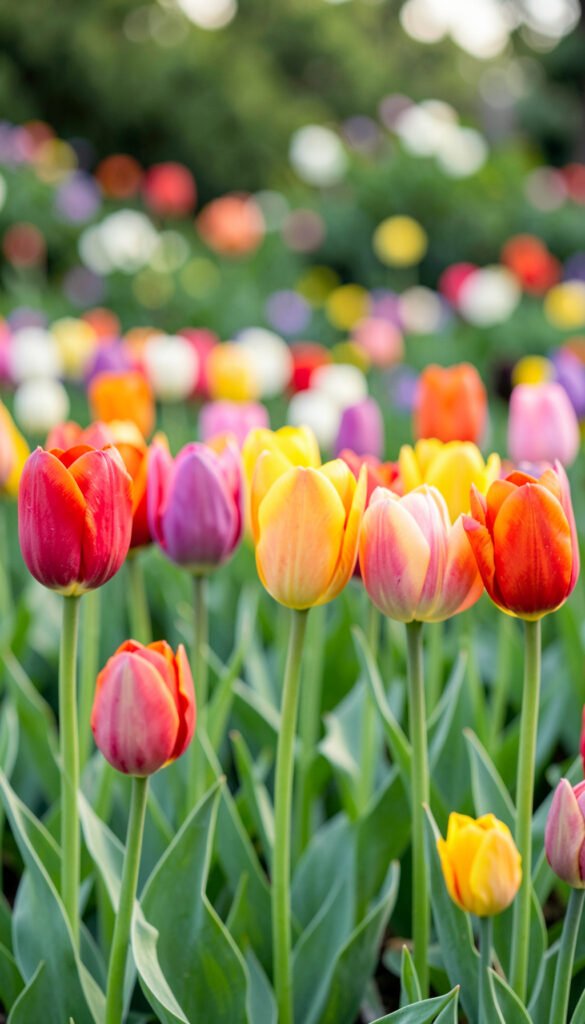 Tulipanes Multicolor - Flores para WhatsApp Gratis y