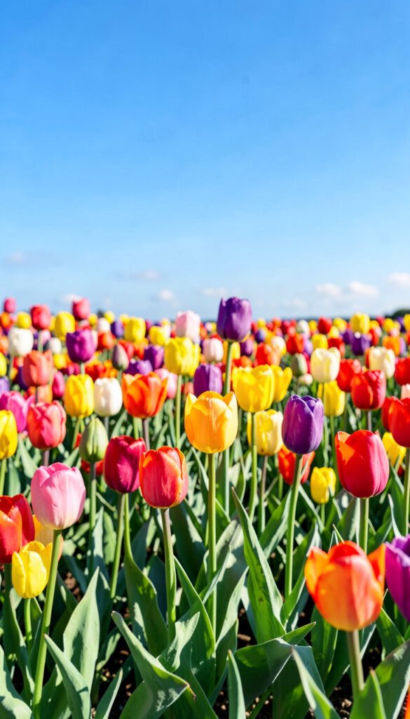 Tulipanes Multicolor - Imágenes de Flores para Dar