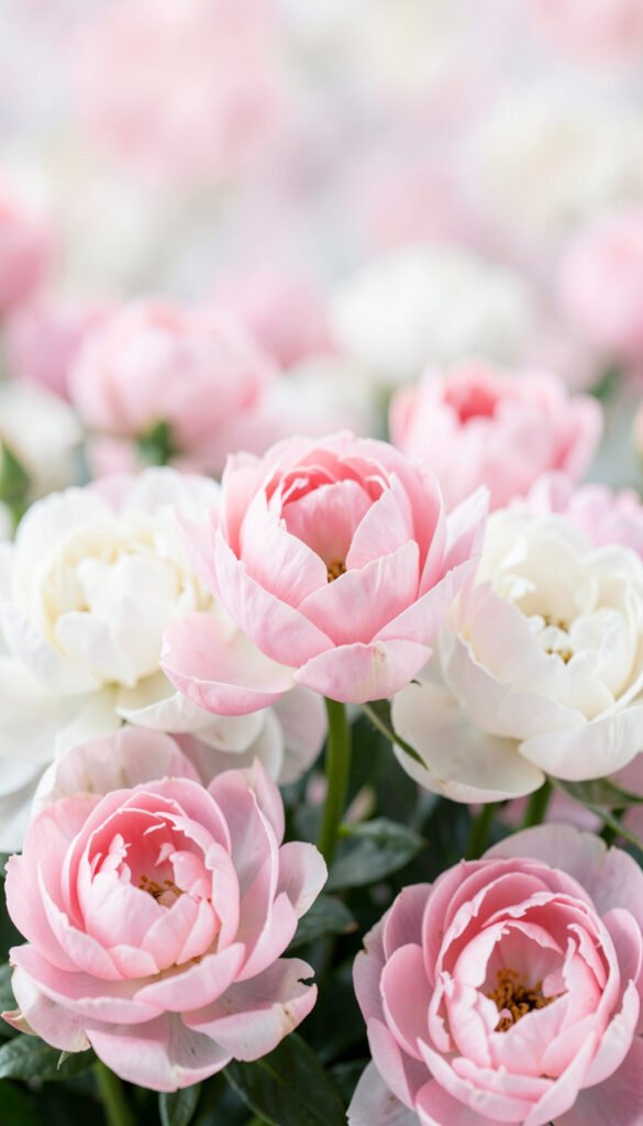 Peonías en Primavera - Flores para WhatsApp Gratis y