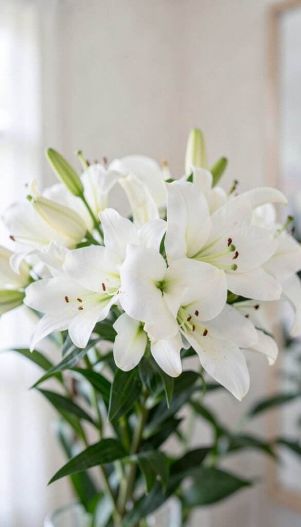 Ramo de Lirios Blancos - flores elegantes para mujeres