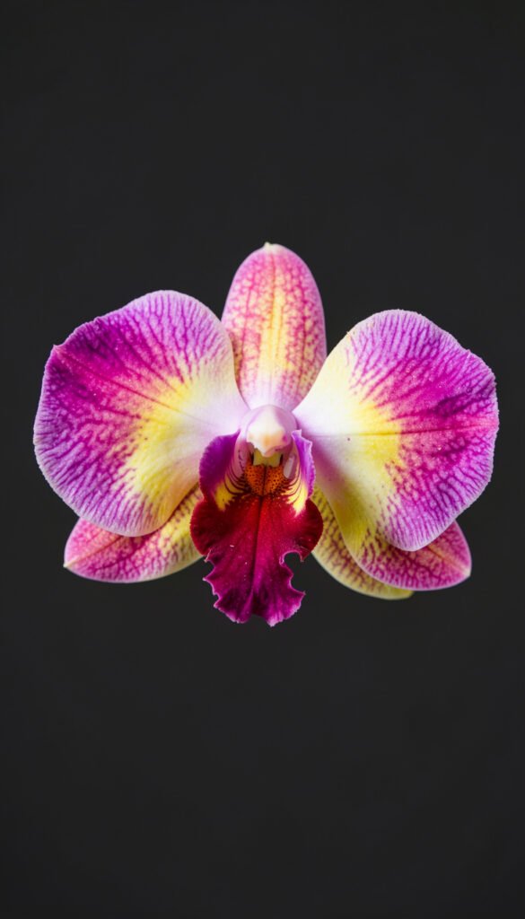 Orquídea Arcoíris Vibrante - flores exóticas hermosas