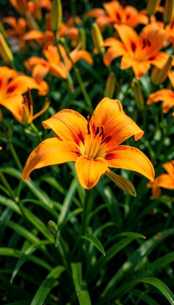 Lirio Tigre Naranja Intenso - flores exóticas hermosas