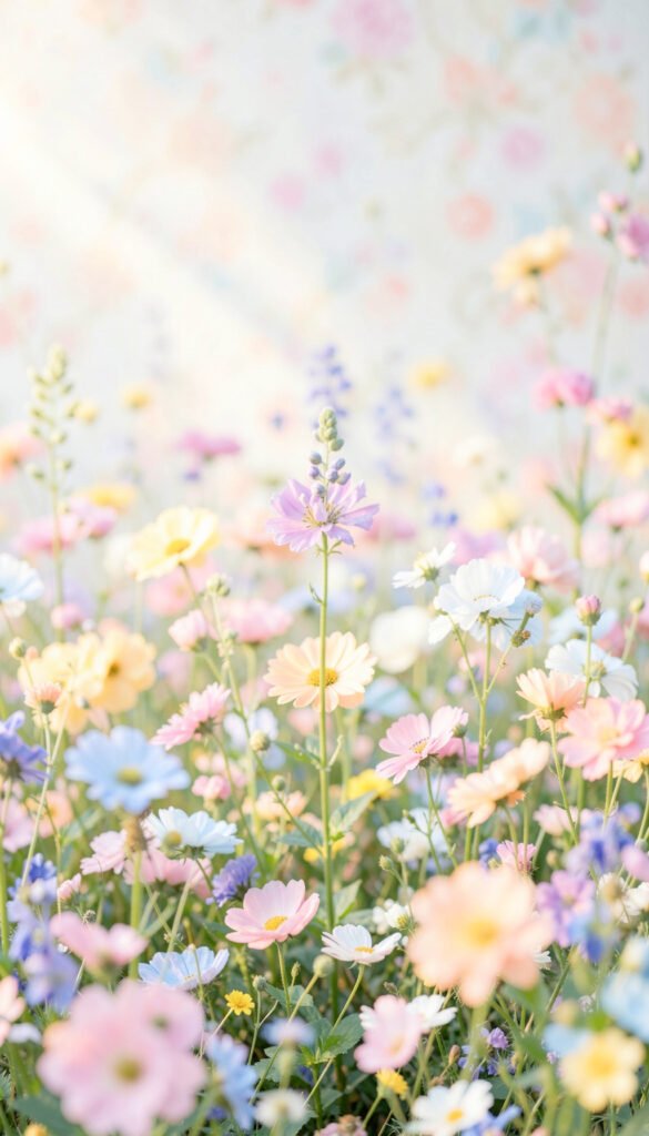 Flores Silvestres Pastel - imágenes de flores para redes sociales