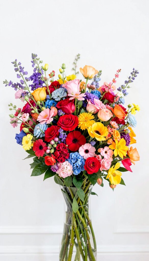 Ramo Colorido Moderno - imágenes de flores para redes sociales