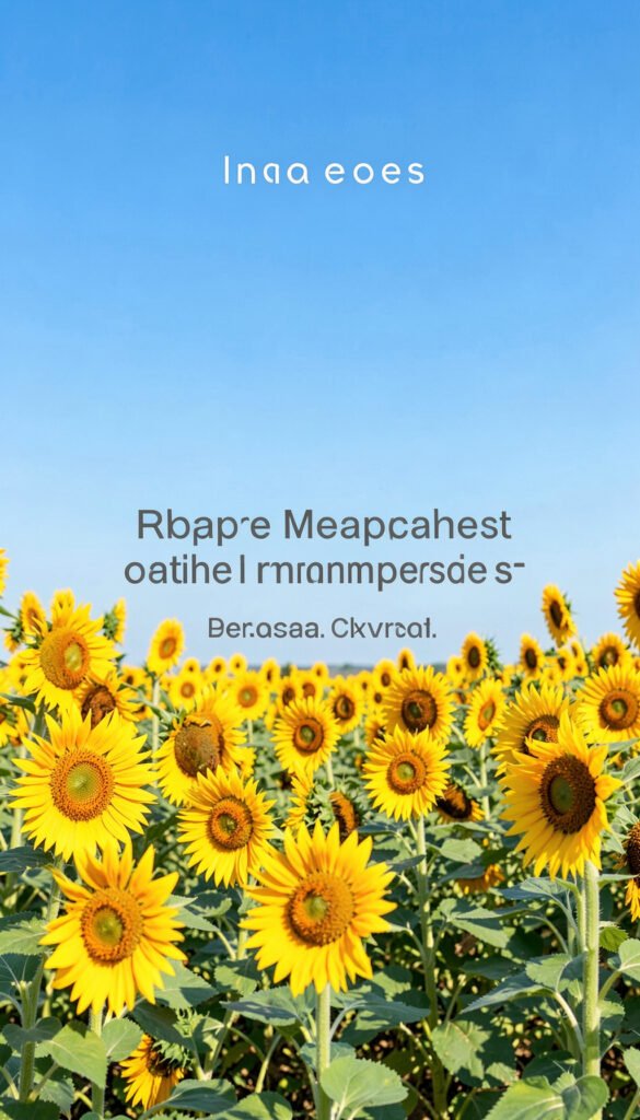 Girasoles y Amistad - Flores con Mensajes de Amor