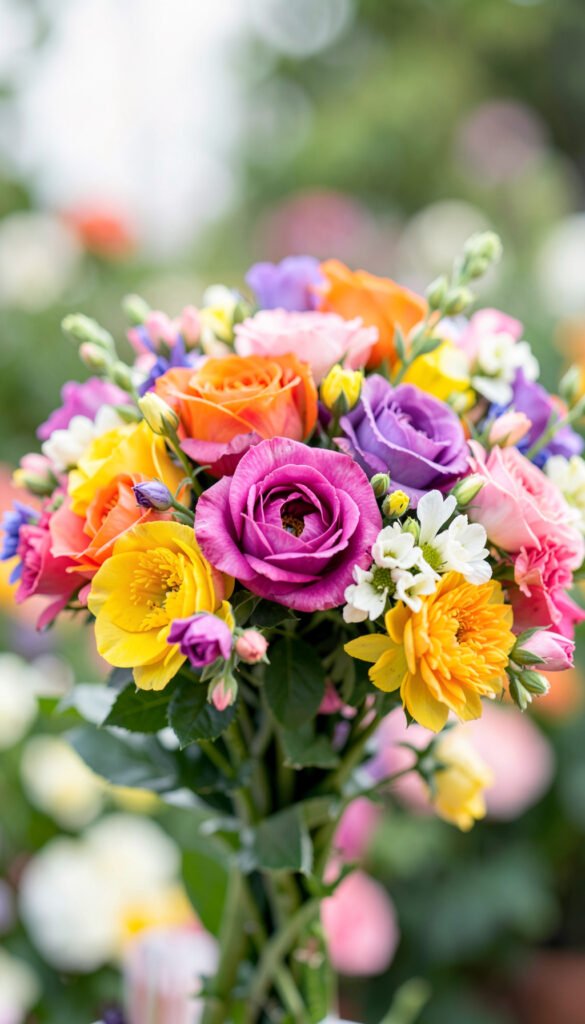 Ramo primaveral - Imágenes de flores coloridas